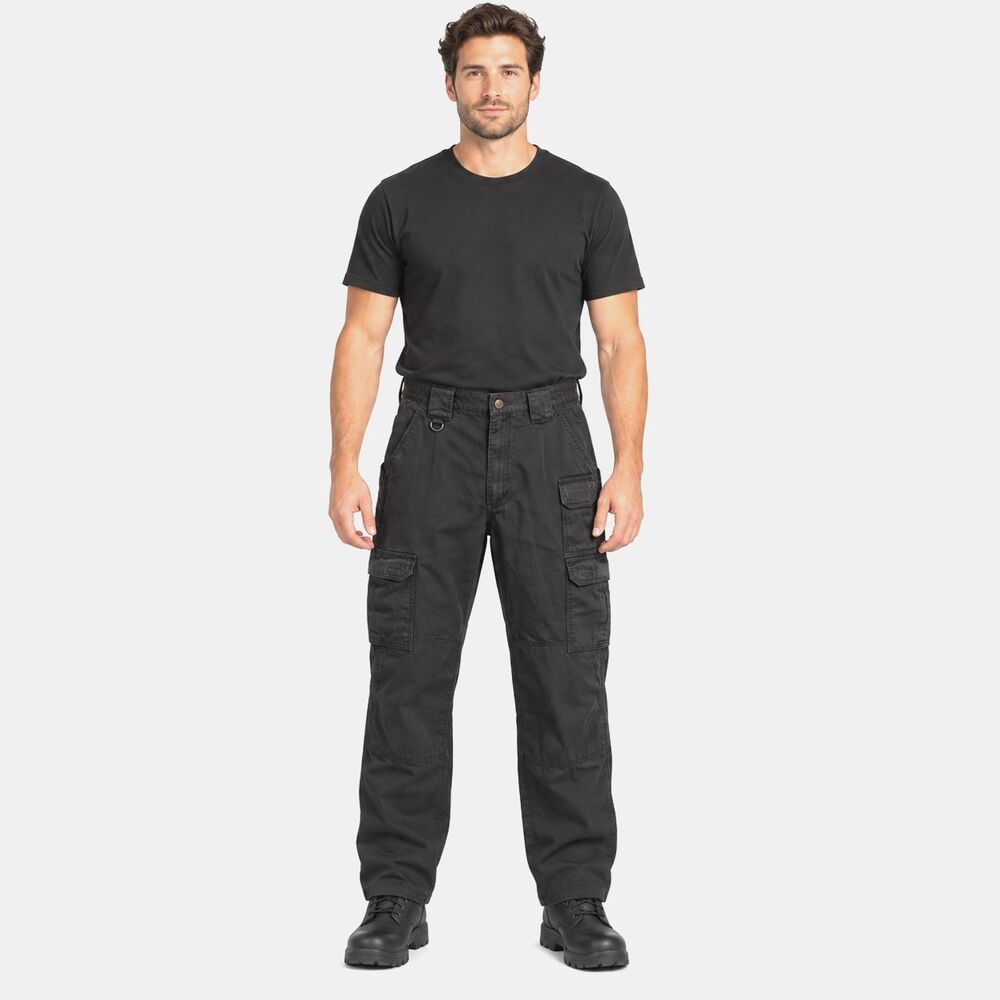 5.11 Tactical 74251 30x30 Black Cargo Pants 100% Cotton Utility Double Knee